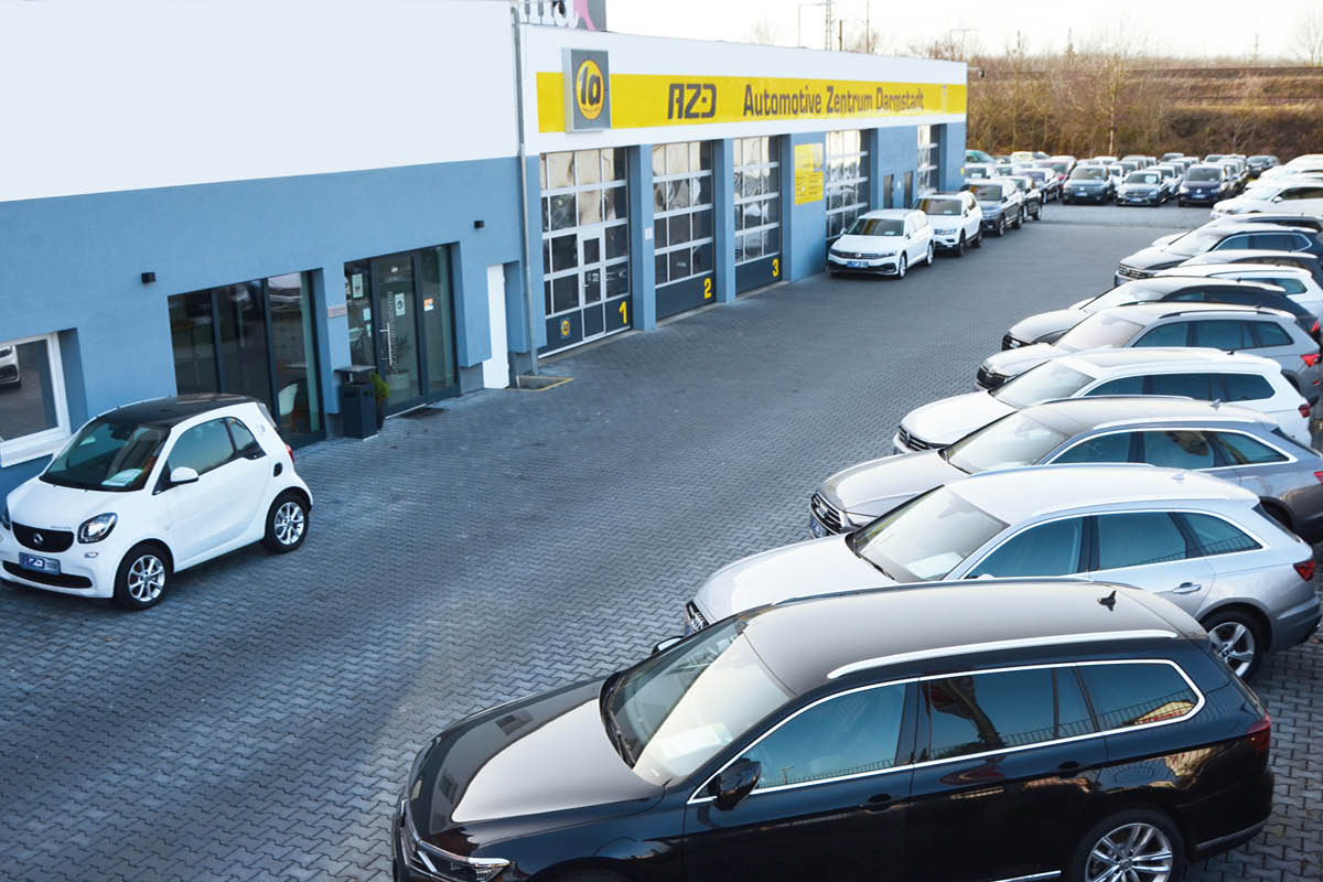 AZD Automotive Zentrum Darmstadt Autohaus Außenansicht